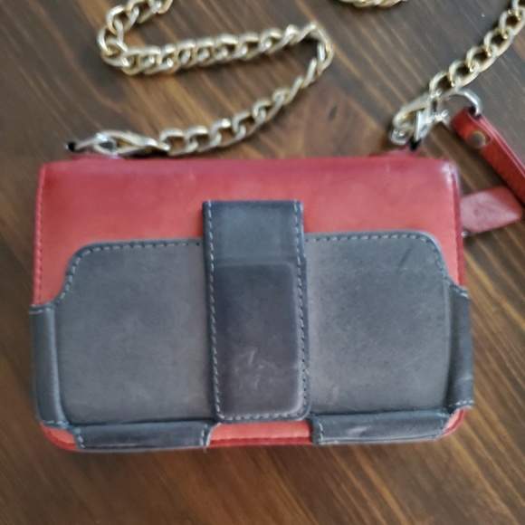 Leather Crossbody Clutch - Picture 2 of 7